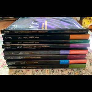 Kaplan MCAT 2019-2020 + High-Yield Science books